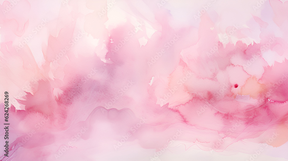 Fototapeta premium purple abstract watercolor hand painted background image | Generative AI