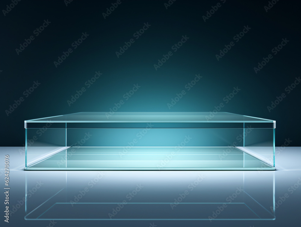 Elegantly Minimalist: Polished Metal and Glass Product Podium, Exuding a Sense of Sophistication and Designed for High-End Luxury Brands Generative ai Elegantly Minimalist: Polished Metal and Glass Product Podium, Exuding a Sense of Sophistication and Designed for High-End Luxury Brands Generative ai