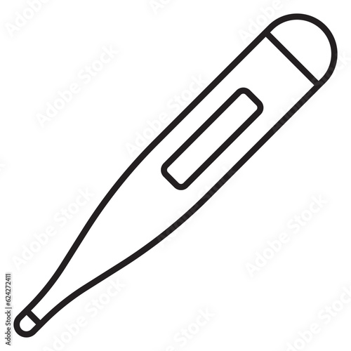 Fototapete thermometer icon vector