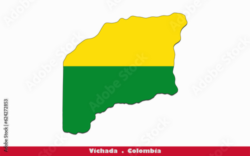 Vichada Flag - Department of Columbia (EPS) photo