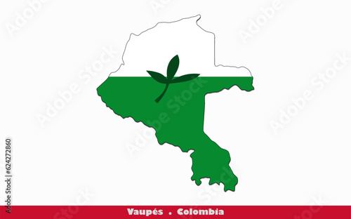 Vaupés Flag - Department of Columbia (EPS) photo