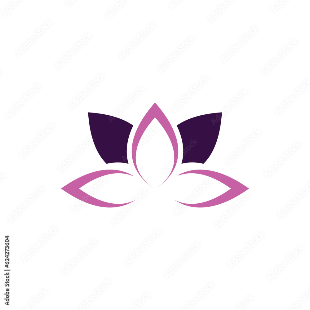 Ignite Lotus flower logo symbol