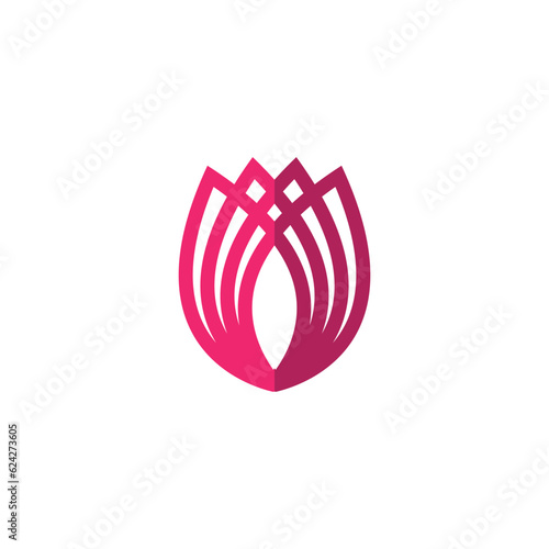 Ignite Lotus flower logo symbol