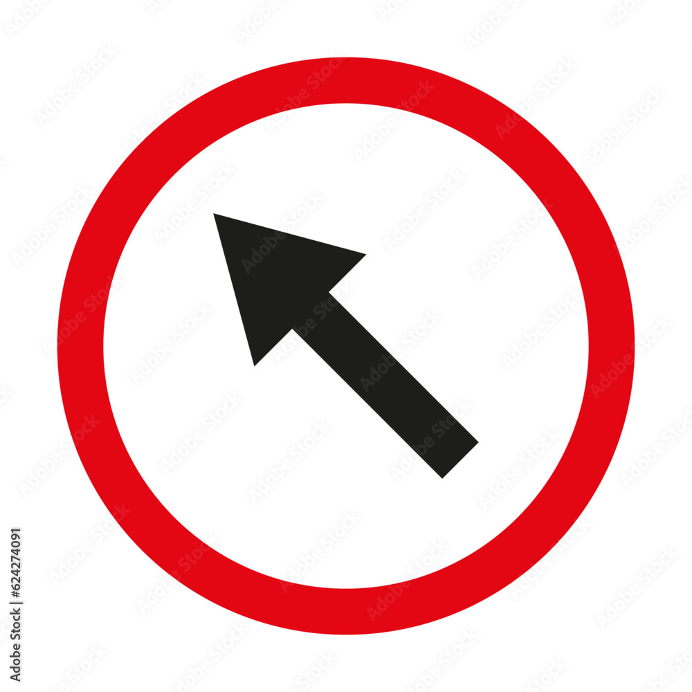 Road Sign Icon Vector
