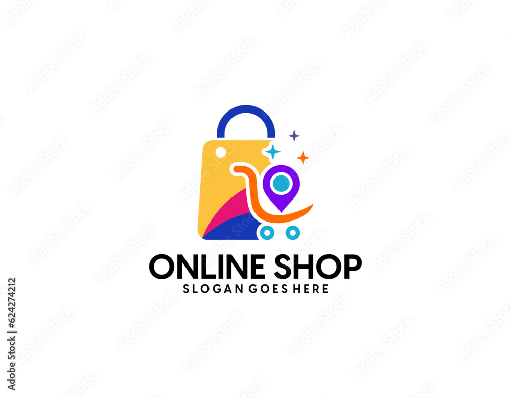 shopping bag sign symbol logo