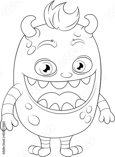 A monster alien cute friend...