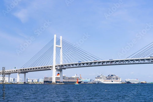 神奈川県横浜市 豪華客船クルーズ船上から見た風景 © あんみつ姫