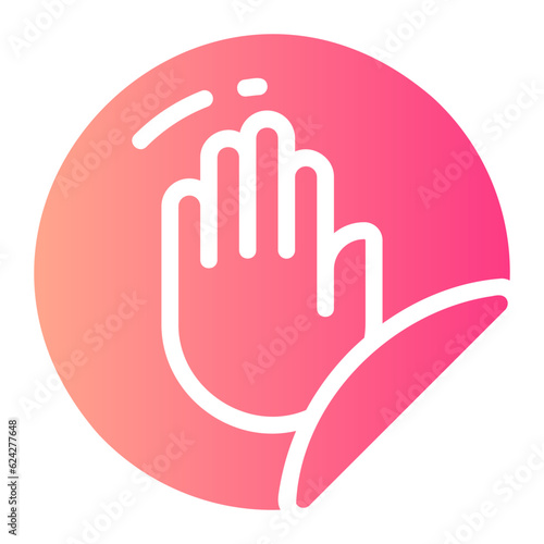 hand made gradient icon
