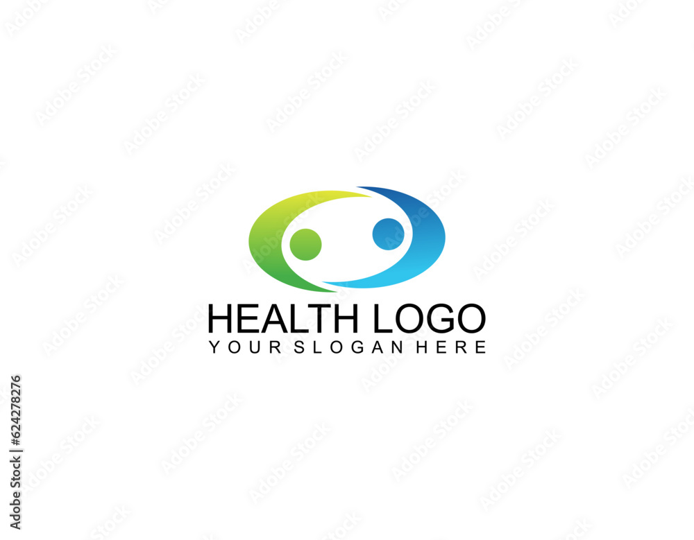 Obraz premium People Care Logo and Icon Template