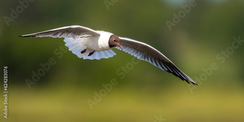 Mouette rieuse (Chroicocephalus ridibundus - Black-headed Gull) photo