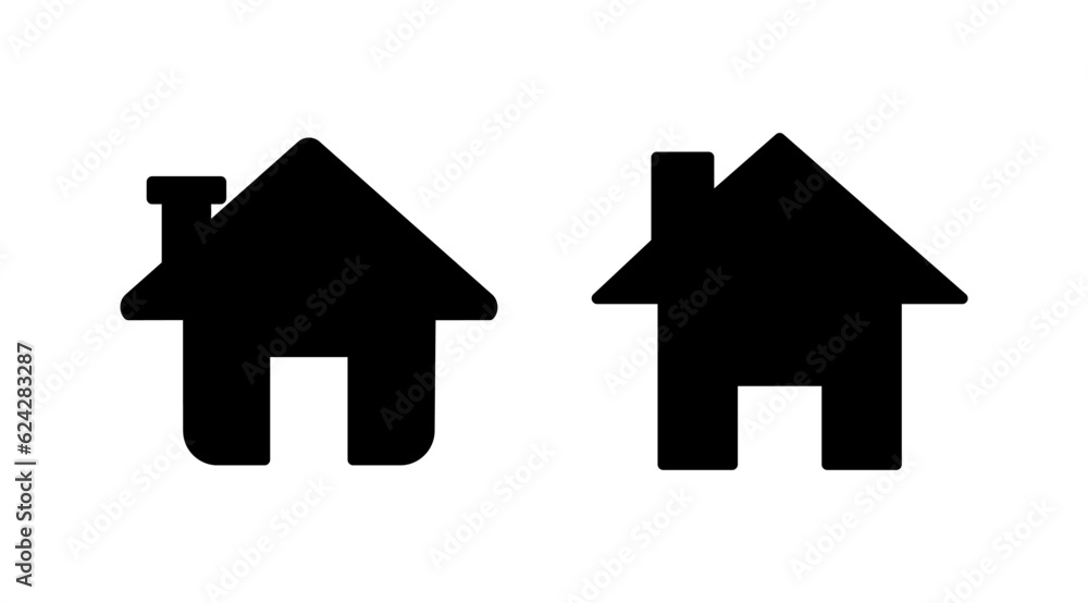 Home icon vector. House vector icon Home icon vector. House vector icon