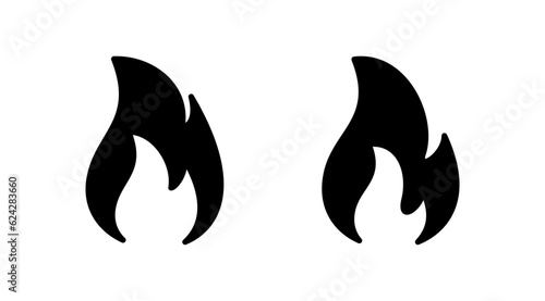 Fire icon vector. fire flame icon