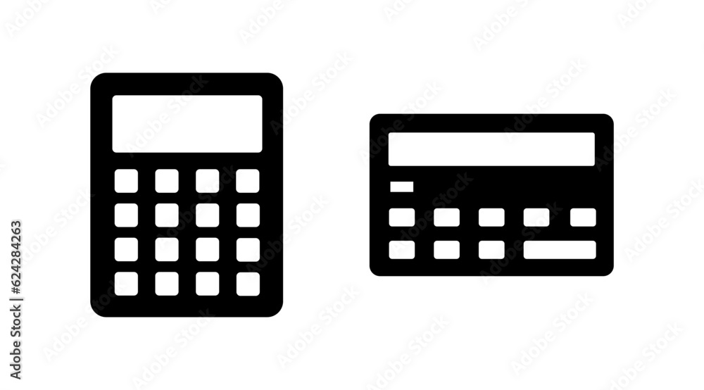 Calculator icon vector. math icon. finances sign Calculator icon vector. math icon. finances sign