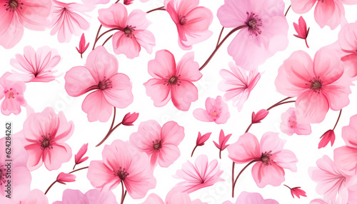 flowers pattern background © makna