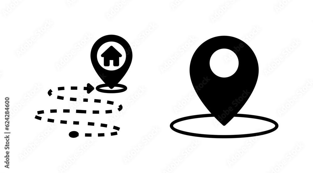 Address icon vector. location icon. address symbol. pin Address icon vector. location icon. address symbol. pin