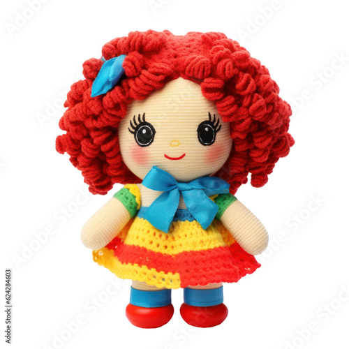 Childish toy isolated. Illustration AI Generative