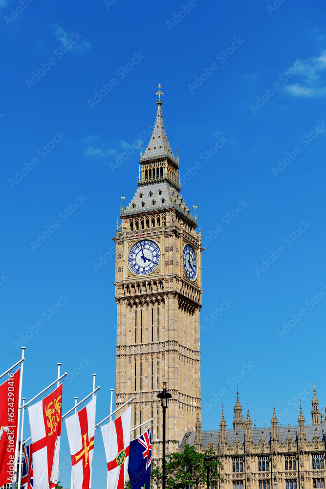 Obraz premium refurbished british big ben, 翻新后的大本钟
