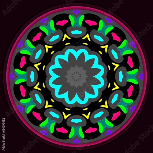 Abstract decorative mandala