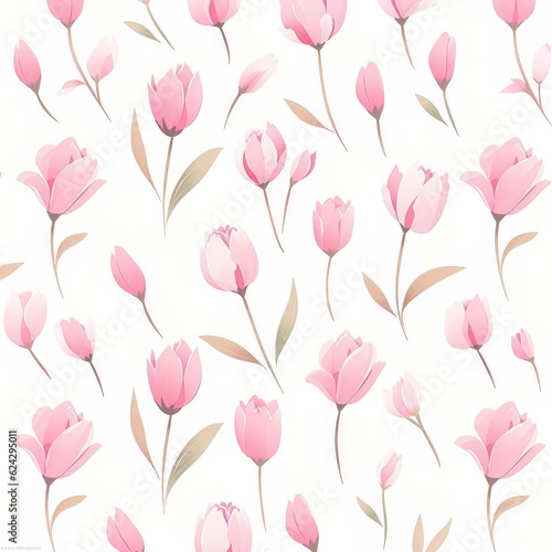 Wallpaper Mural Floral pattern illustration, floral design, flower pattern image design, Torontodigital.ca
