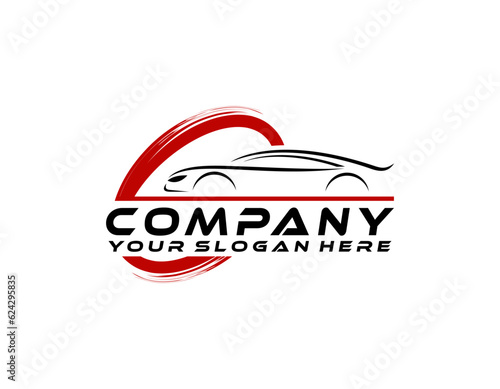 auto paint garage logo vector design\n