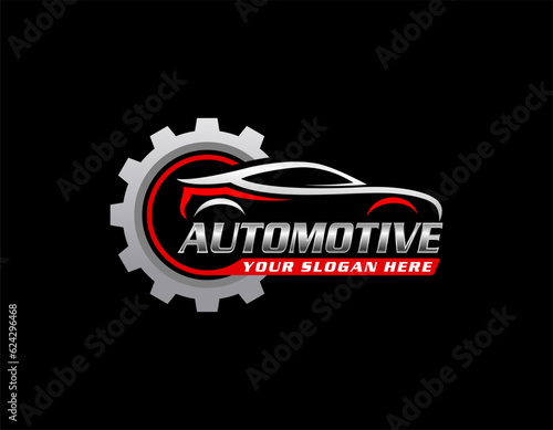Sport Car Logo Design. Automotive, Car Showroom, Car Dealer Logo Design Vector