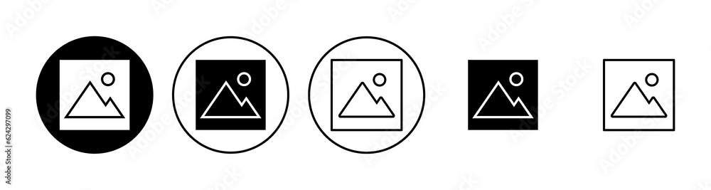 Picture icon set. photo gallery icon symbol Picture icon set. photo gallery icon symbol