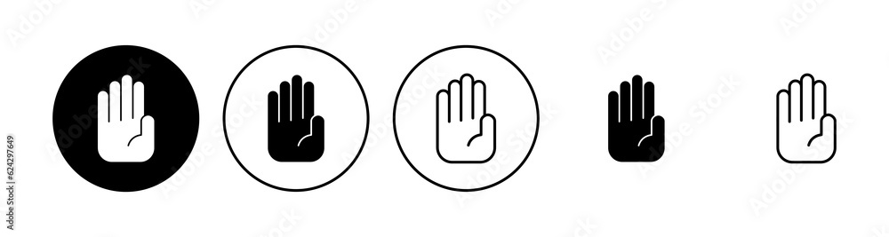 Hand icon set. hand vector icon, palm,click Hand icon set. hand vector icon, palm,click