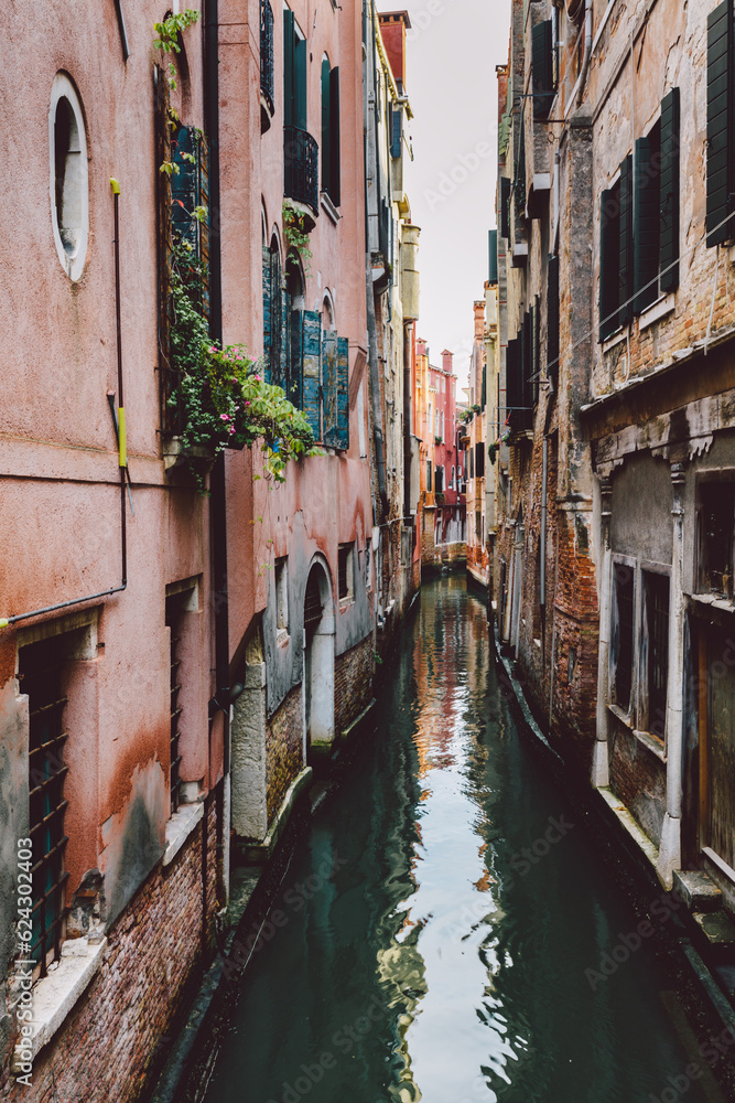 Venice, Italy a scenic narrow canal