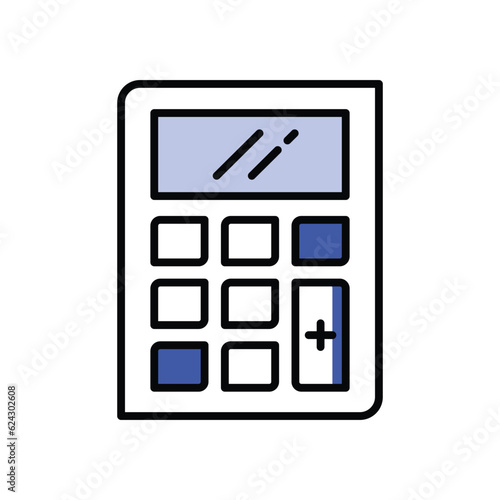 Calculator Icons, vector stock illustration.