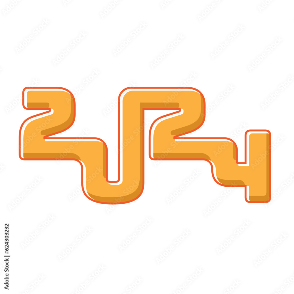 2024 line text design 2024 line text design