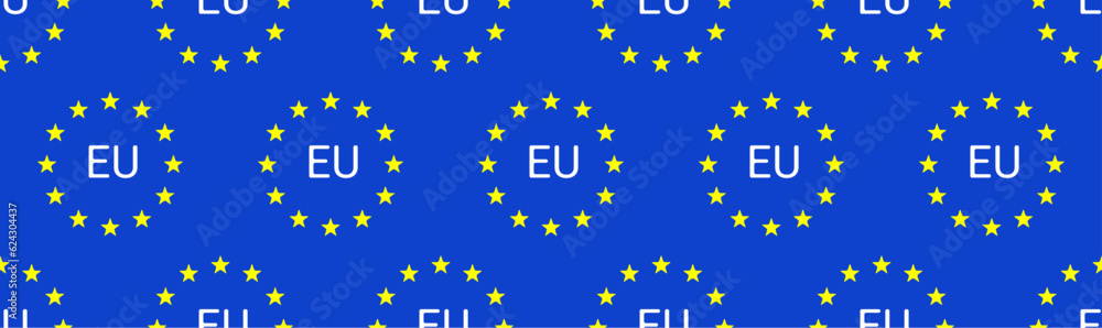 eu - europe union flag. vector illustration eu - europe union flag. vector illustration