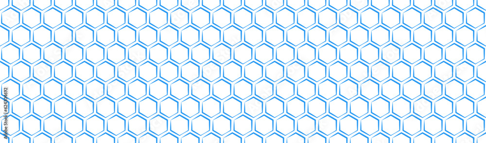 hexagon geometric pattern. seamless hex background. abstract honeycomb cell. vector illustration. design for the background flyers, ad honey, fabric, clothes, texture, textile pattern