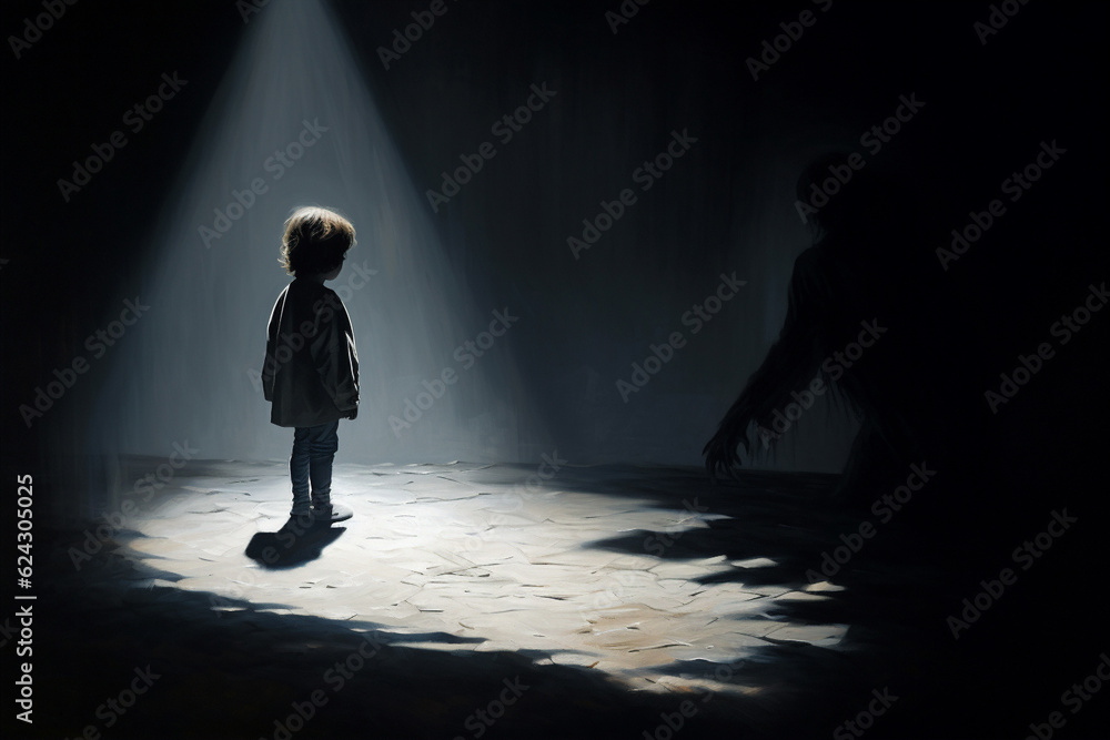 child and fear of the dark. child and fear of the dark.