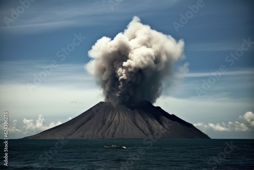 Volcano eruption. Generate Ai