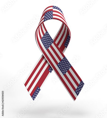 Ribbon bow usa flag us president country national united state america white blue star symbol decoration military 911 september veteran election day politic government november gift democracy vote 