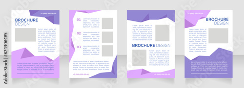 Student council in university blank brochure layout design. Vertical poster template set with empty copy space for text. Premade corporate reports collection. Editable flyer paper pages