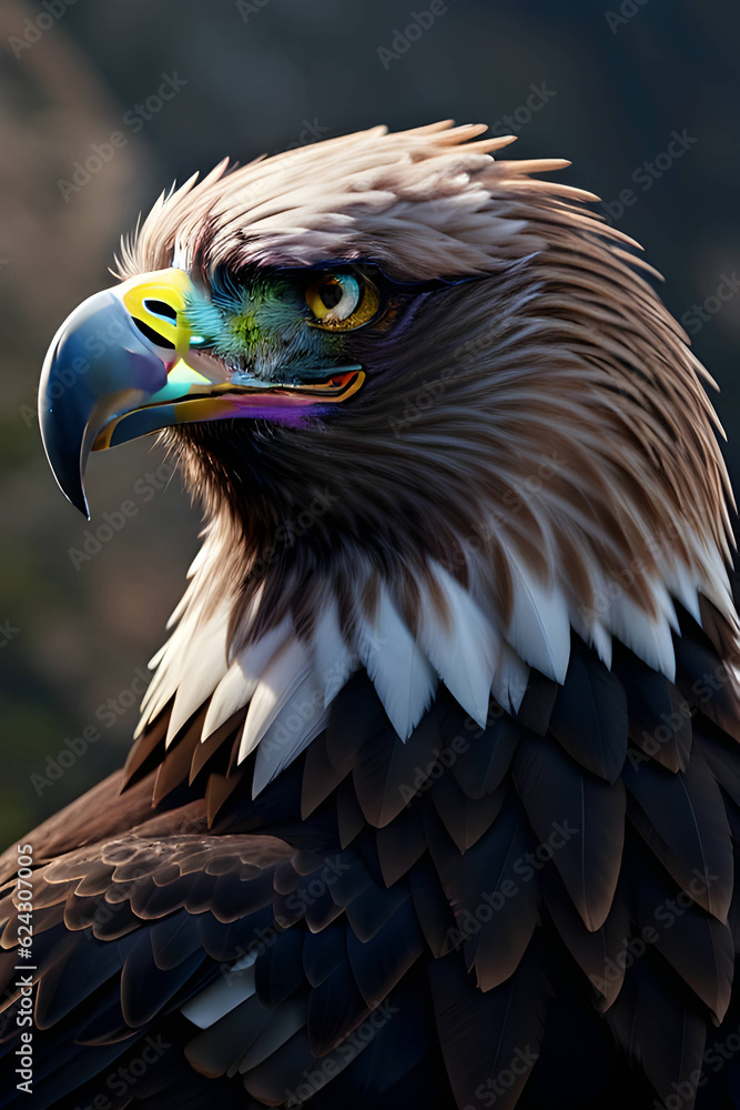 Fototapeta premium portrait of an eagle