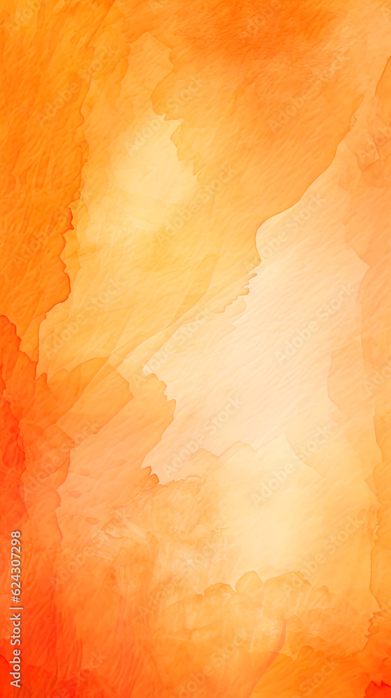 orange abstract watercolor background