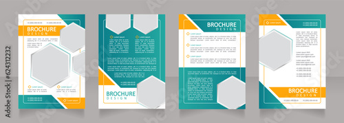Energy company business development blank brochure design. Template set with copy space for text. Premade corporate reports collection. Editable 4 paper pages. Calibri, Arial fonts used