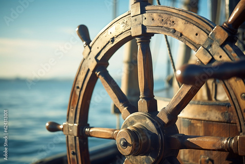 old pirate ship rudder
