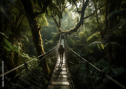 bridge in the forest