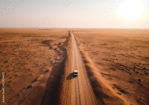 road in desert