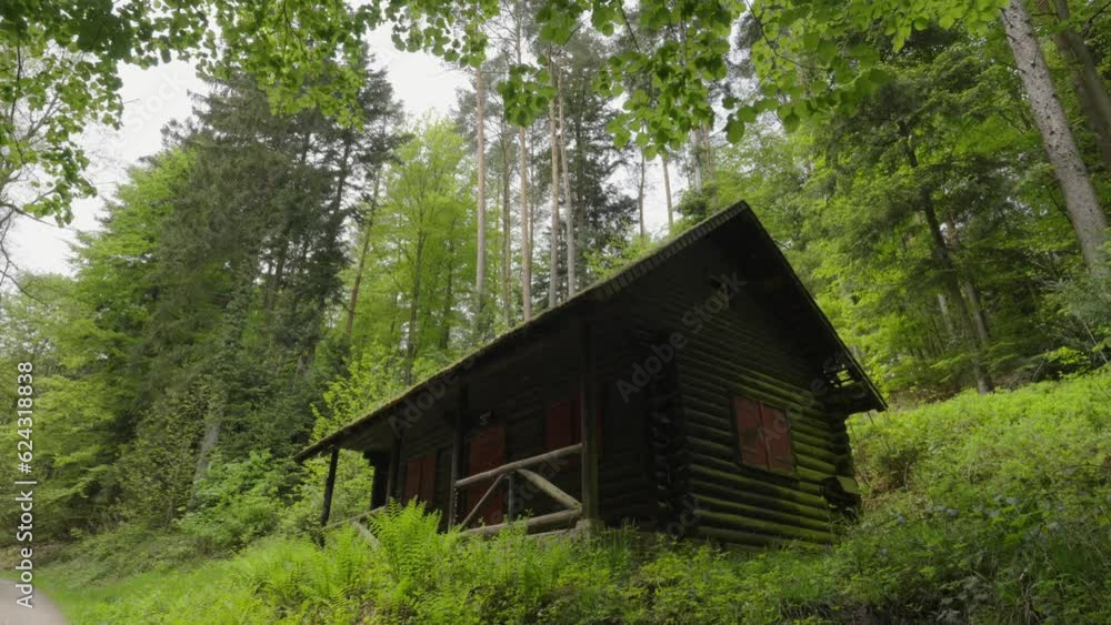 Secluded cabin in woods of Black forest,Germany Secluded cabin in woods of Black forest,Germany