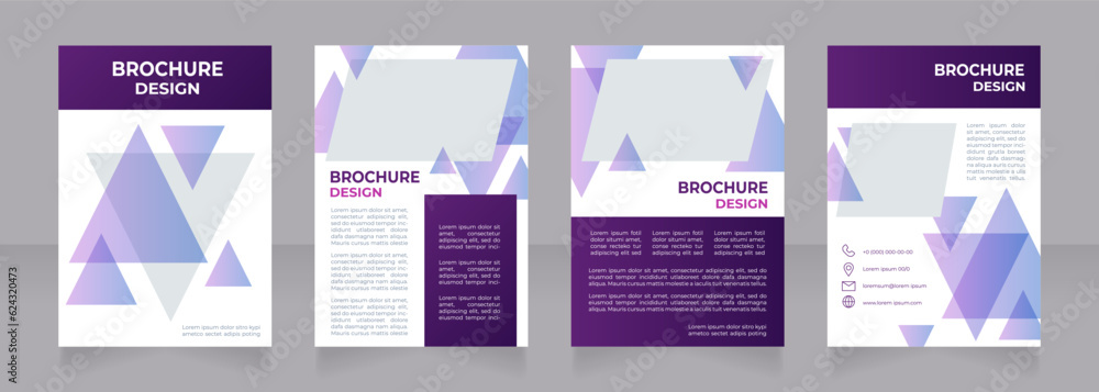 Medical tourism opportunities blank brochure design. Healthcare. Template set with copy space for text. Premade corporate reports collection. Editable 4 paper pages. Montserrat font used