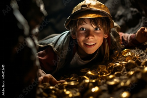 Unveiling the Deception: Fool's Gold Discovered by an Enthusiastic Adventurer
