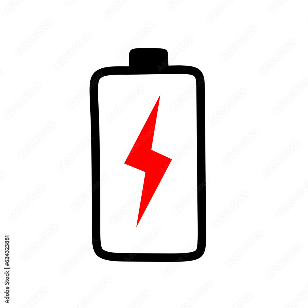 Battery charge indicator icons Battery charge indicator icons