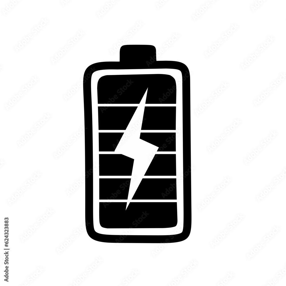 Battery charge indicator icons Battery charge indicator icons