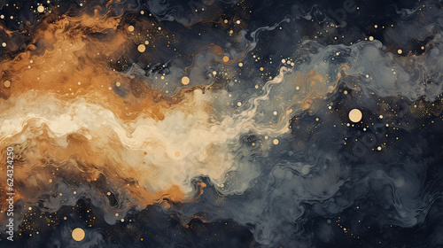 Abstract Cosmic Exploration Craft, an abstract wallpaper AI generative  © SK