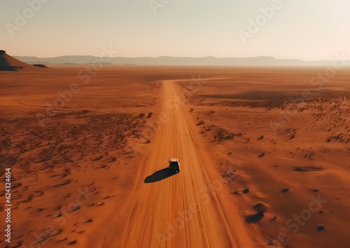 road in desert