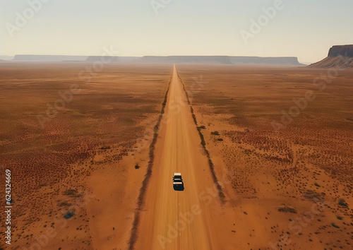 road in desert